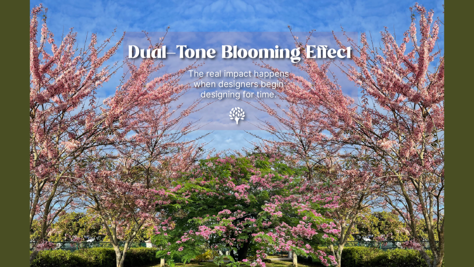 Dual-tone blooming effect